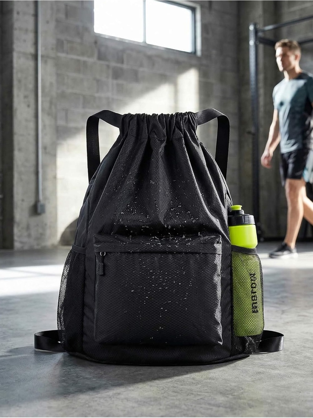 Waterproof Drawstring Backpack - Picture 7 of 9